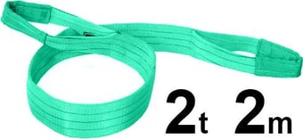 picture of LashKing - Polyester Webbing Sling - 2t W.L.L - Length: 2mtr - EN11492-1:2000 - [GT-DWS2T2M]