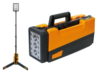 picture of Nightsearcher - Solaris Pro X Rechargeable Lighting System - 16000 Lumens - with 36.4Ah Lithium Battery - [NS-NSSOLARISPRO-X] - (LP)