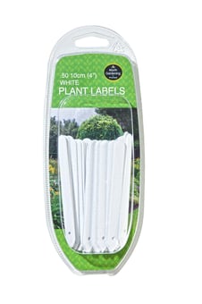 picture of Garland 10cm White Plant Labels - Pack of 50 - [GRL-W0860]