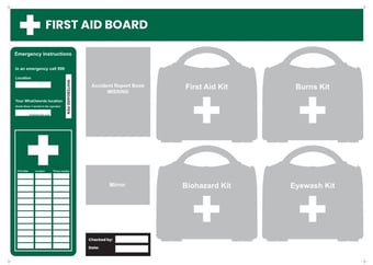 picture of Medium First Aid Board - [WC-FASMEDIUM]