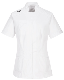 picture of Portwest - LW21 - Medical Tunic - White - Kingsmill Polycotton - 145g - PW-LW21WHR