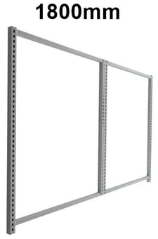 picture of QMP Back Frame 1800mm - Light Grey - [QM-BPKBACKF18LX]