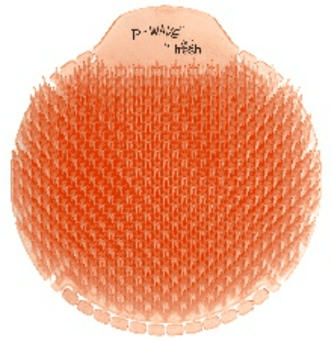 picture of P-Wave Slant6 Biodegradable Urinal Screen Mango - Single Unit - [PWV-WZS660MG] - (LP)