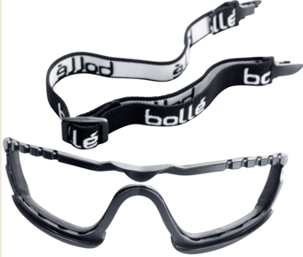 picture of Bolle Cobra Kit Foam and Strap - Converts Any of the Cobra Range From Safety Glasses into Safety Goggles  - [BO-KITFSCOB]