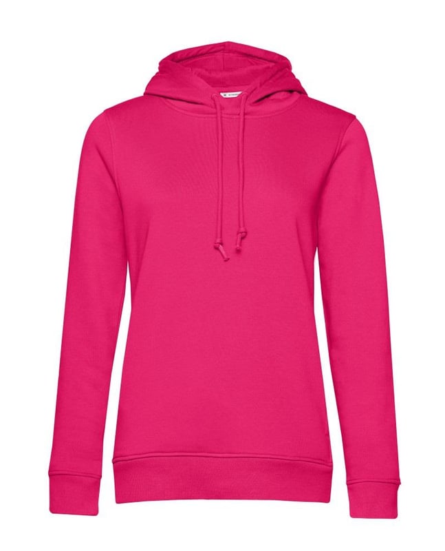 picture of B&C Women's Organic Hooded Sweat - Magenta Pink - BT-WW34B-MPIN