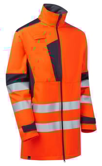 picture of Supertouch System Hi Vis Eco 3-Layer Orange Softshell Parka - ST-SYH-1052D1