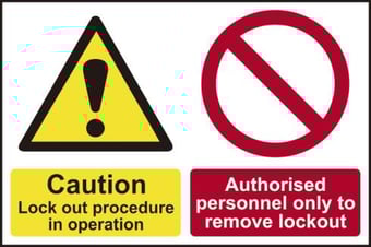 Picture of Spectrum Caution Lockout Procedure In Operation Authorised - MAG 225 x 150mm - SCXO-CI-13919