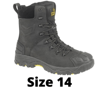 picture of Amblers Black Thinsulate Composite Safety Boots S3 SRC HRO - FS-24868-41132-14