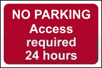 Picture of Spectrum No Parking Access Required 24 Hours - RPVC 600 x 400mm - [SCXO-CI-14806]
