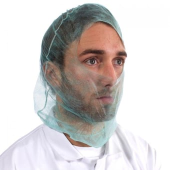 picture of Economy Green Balaclava Hood - Disposable - Pack of 100 - [ST-15930]