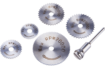 picture of Amtech 6 Piece High Speed Steel Saw Disc Set - [DK-F0978]