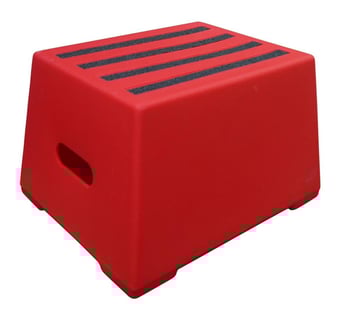 picture of Manual Handling Red Premium Safety Steps - 1 Step - [SL-ACCESS107-R]