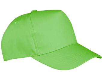 picture of Result RC84X Breathable Core Boston 5-Panel Lime Green Printers Cap - BT-RC84X-LIME