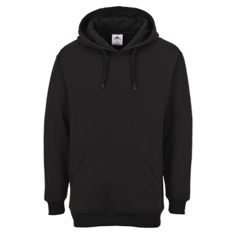 picture of Portwest - Roma Hoody Sweatshirt - 300gm - Black - PW-B302BKR