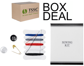 picture of Black & White Sewing Kit - Box Deal 10 x 50 - [IH-MCS-WSBSEWK]