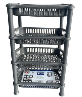 Picture of Four Tier Storage Basket Caddy - Silver - [PD-THW51-S]