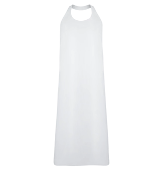 picture of Detectable Reusable Apron - 135cm (53") - Sleeveless - Off-White - [DT-474-S685-T462-P06]