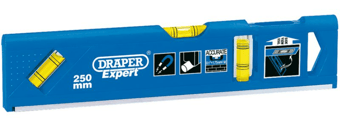 picture of Draper Expert Torpedo Level with Magnetic Base & Side View Vial 250mm - [DO-69554]