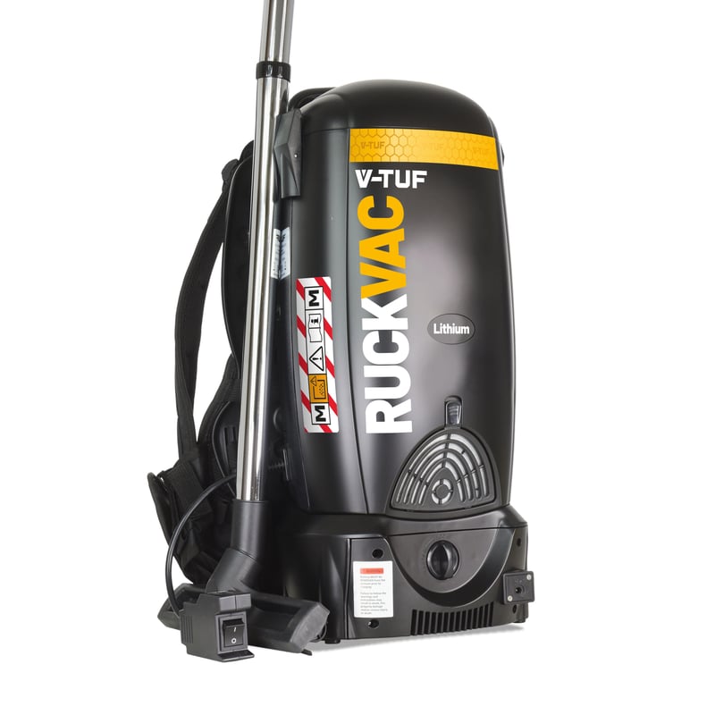 Picture of V-TUF - RuckVac M-Class Rated Cordless Backpack Vacuum Cleaner with Lung Safe Hepa Filtration - [VT-RUCKVAC-ION] - (LP)