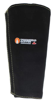 picture of Tornado Wristex Cut Fibre Uncoated Sleeve Black - Velcro - Pair - [PA-TAGW17]