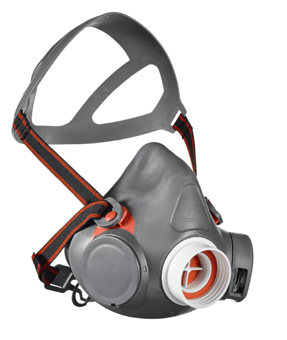 Picture of 3M HF-300 Reusable Half Face Mask Respirator - Medium - 3M-HF-302