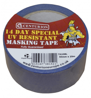 Picture of 50mm x 25m - UV Resistant Blue Masking Tape - [SCXO-CI-TA108L]