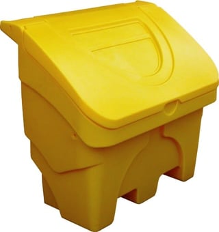 picture of Outdoor 130lt Capacity Yellow Fine Particle Storage Unit - Grit and Salt Bin - [JO-JBS130-COYE] - (HP)