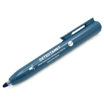 Picture of Detectable Retractable Whiteboard Marker - Blue Bullet Tip - Pack of 10 - [DT-145-A05-P01-A07]