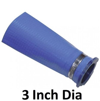 picture of 3" Bore - Male Hose Joiner to Suit Layflat Hose - [HP-LFL3/MJ]