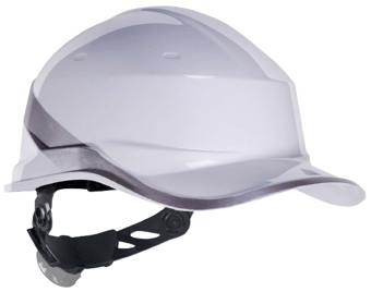 Picture of Delta Plus Diamond VI Peak White Safety Helmet - Non Vented - [LH-DIAM6PTRBC]