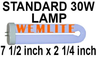 Picture of Wemlite BL350 30 Watts Standard UV Lamp For Fly Killers - [BP-LT30WX-W]