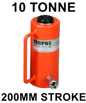 picture of Tecpos Single Acting Cylinder - 10 Tonne - 200mm Stroke - [GT-TS1020]