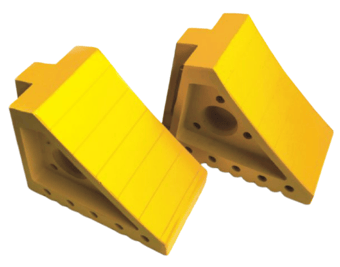 Picture of Wheel Chocks - High Visibility - Large - Pair - [PSO-HDW6190]