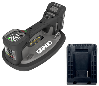 picture of Grabo Grab 330 Pro Brushless Electric Suction Cup with Dewalt Battery Adaptor - [IH-GB-GRAB330-GRAB332] - (LP)