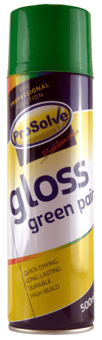 picture of ProSolve Gloss Green Paint - 500ml - RAL 6029 - [PV-GGP5A]