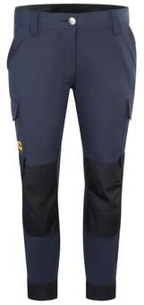 Picture of JCB Workwear Ladies 4-way Stretch Trousers - Navy Blue - Regular Leg - BE-JCB030NR