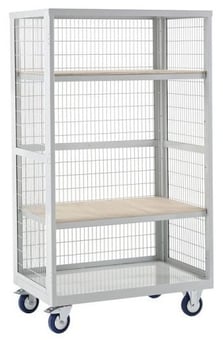 Picture of QMP Boxwell Trolley Without Doors - Light Grey - Plywood - 1955H x 900W x 600D - [QM-XW199060PLXX] - (LP)