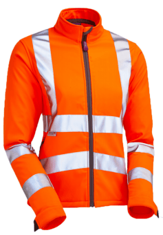 picture of Honeywell Class 2 Ladies Softshell Orange Jacket - LE-SJL01-O