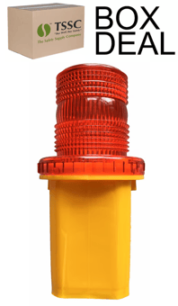 picture of Way4Now - Red Bright LED Traffic Light - Flashing - Photocell On - Box Deal of 20 - [IH-SHU-WL-01-R] - (HP)