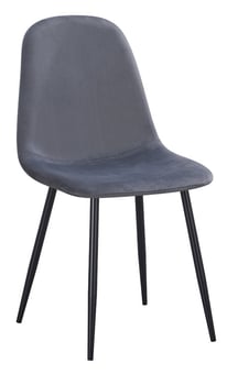 picture of Alba New York Leo Dining Chair - Grey - [ABF-ABD-LEOCH-GRY]