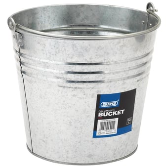 picture of Draper - Galvanised Steel Bucket - 12 Litre - [DO-53241]