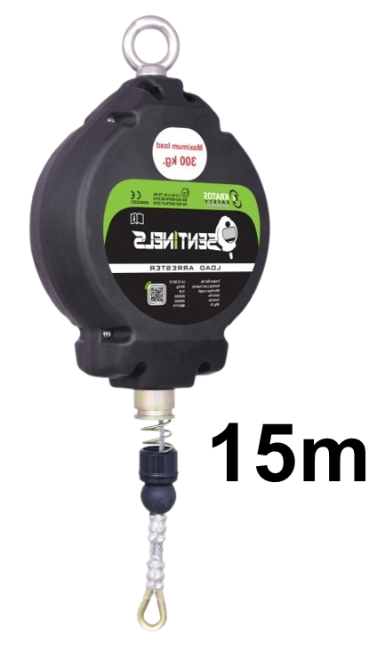 Kratos Load Arrester Block With Galvanized Steel 15m Wire Rope - Max 300kg - [KR-LA1030015]