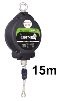 picture of Kratos Load Arrester Block With Galvanized Steel 15m Wire Rope - Max 300kg - [KR-LA1030015]