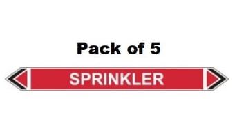 picture of Flow Marker - Sprinkler - Red - Pack of 5 - [CI-13435]