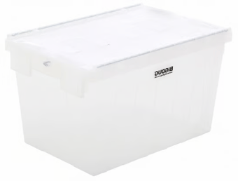 Picture of BiGDUG Tote Boxes - 355h x 400w x 600d mm - 62L - Translucent - Box Deal of 10 - [IH-BDU-TSPALC62TR] - (LP)