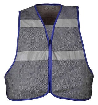 picture of Portwest - Mesh Grey Cooling Vest -  100% Polyester - [PW-CV01GRR]