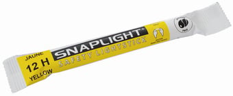 Picture of Cyalume - 6 Inch Yellow SnapLight Lightstick -  Duration 12h - Single - [CY-SA8-108082BI]