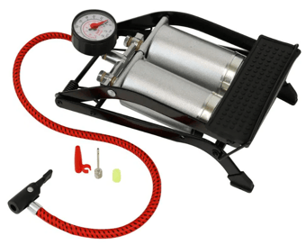 picture of Streetwize Deluxe Quality Twin Cylinder Foot Pump - 270 Gauge - [STW-SWFPD]