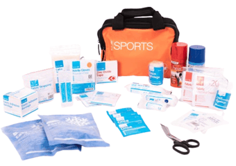 picture of Premium Standard Sports Kit In Orange Bag - 26W x 17H x 14cmD - [CM-300002PS]
