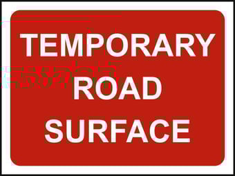 Picture of Spectrum 1050 x 750mm Temporary Sign & Frame - Temporary Road Surface - [SCXO-CI-13156]
